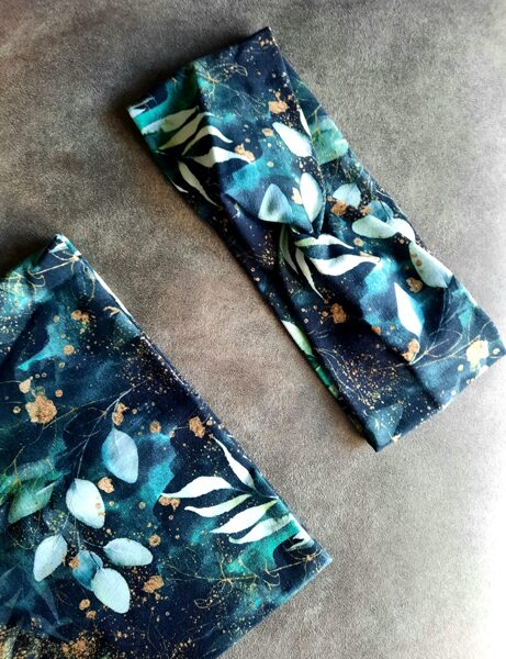 Auduma ausainīši/šallītes/cepurītes