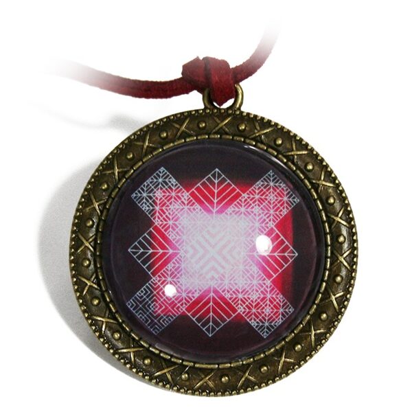 Cabochon amulet Sign of Divine energy Ornament