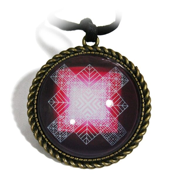 Cabochon amulet Sign of Divine energy Twisty