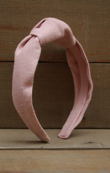 Lina matu ar mezgliņu bērniem Maigi rozā