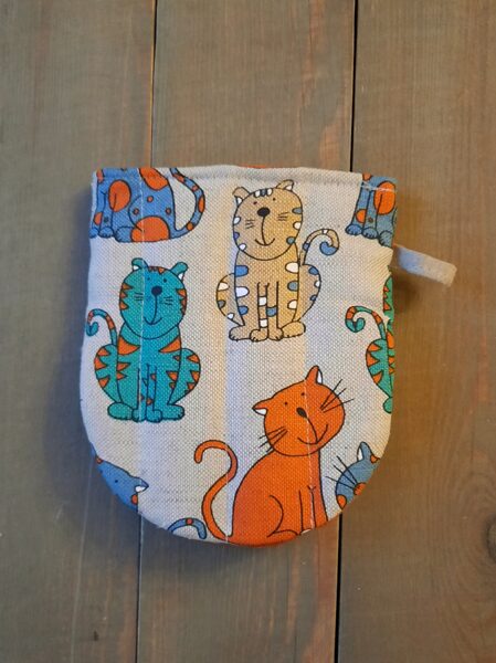 Lina virtuves/plīts cimds Jaukie kaķi