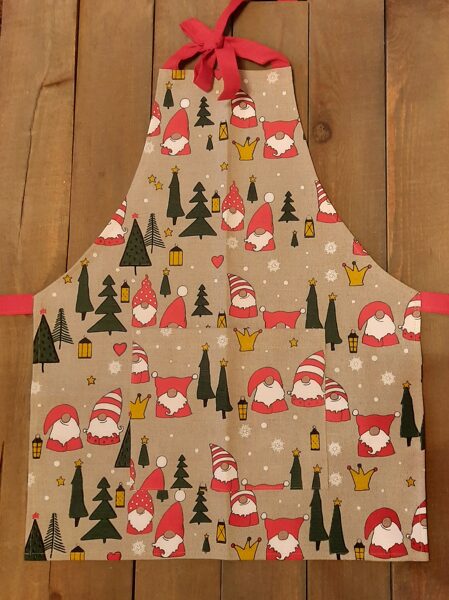 Linen apron for children Winter