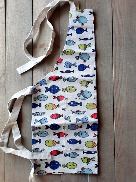 Lina priekšauts bērniem Mazās Zivis