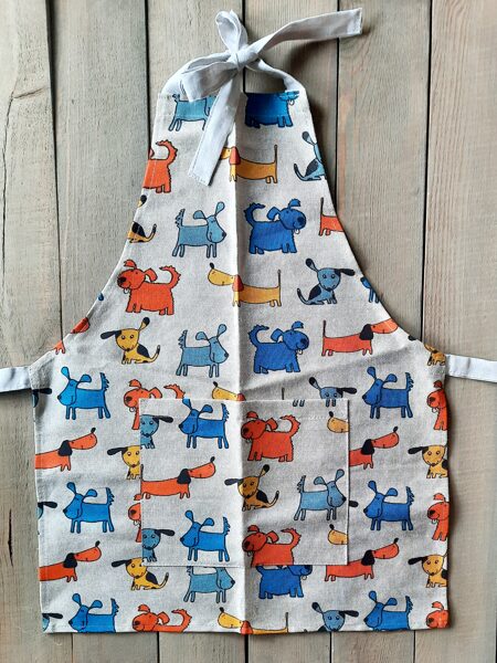 Lina priekšauts bērniem Raibie suņi