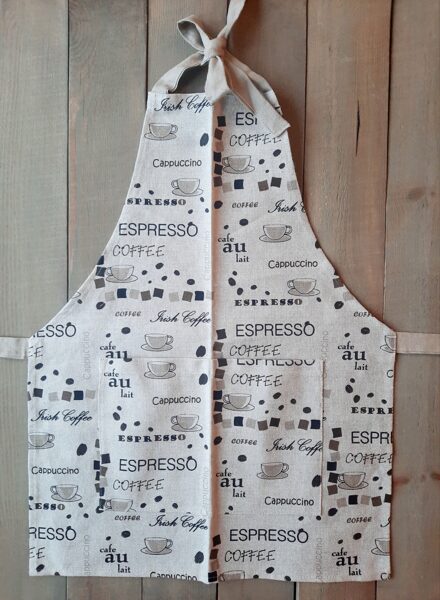 Lina priekšauts bērniem Kafija