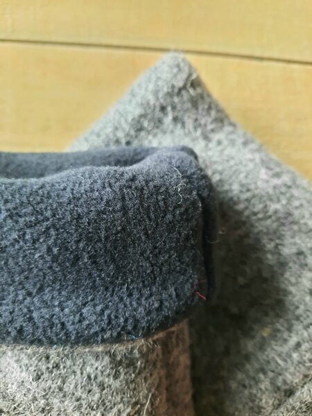 Wool mittens Grey L