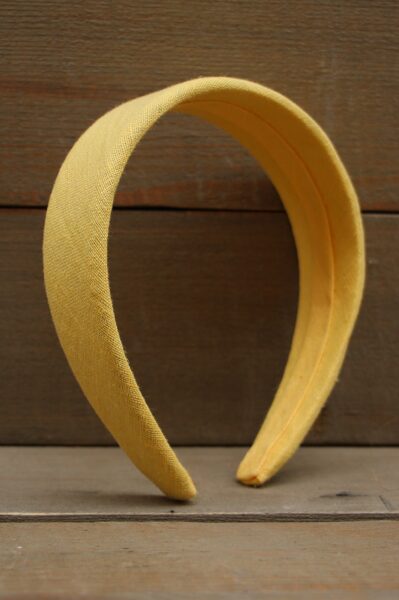 Linen Headband Classic Yellow