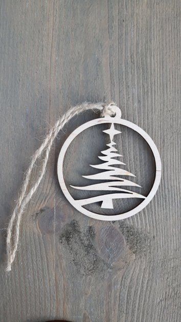 Wood decor - small Christmas tree