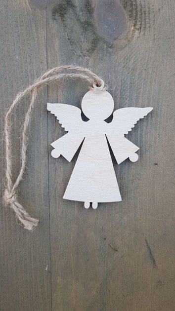 Wood decor - small angel