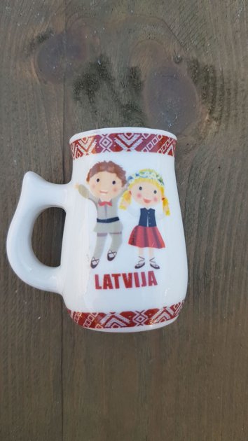  Souvenir - magnet "Latvian goblet"