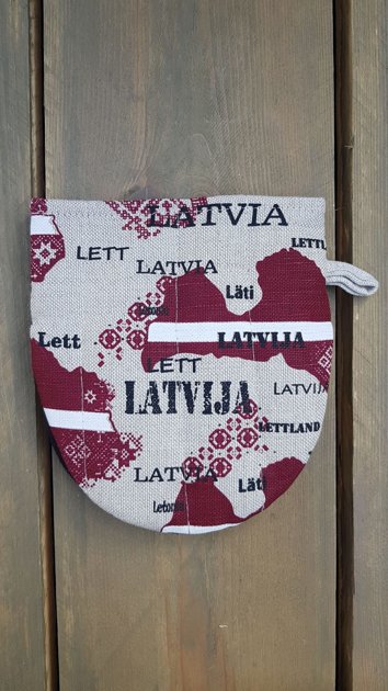 Lina virtuves/plīts cimds Latvija