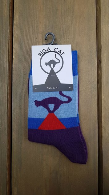 Socks "Riga cat"