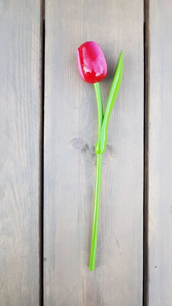 Wooden tulip Pink