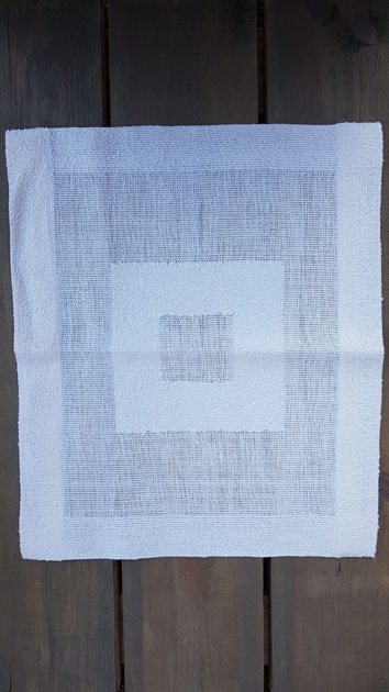 Linen boucle napkin Milky 37*45