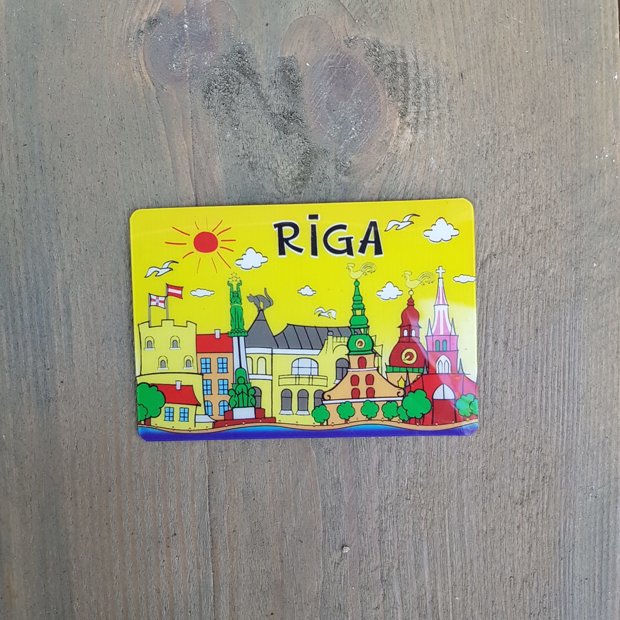 Souvenir - magnet "Riga" day
