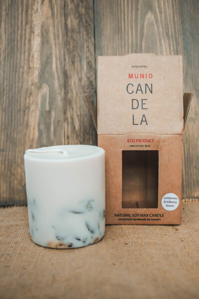 Eco soy wax candle Ashberries & bilberry