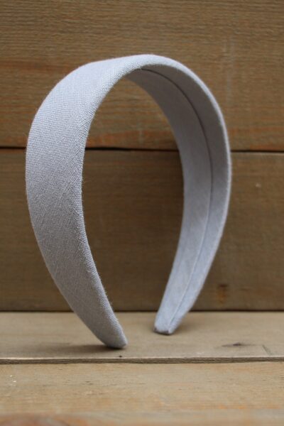 Linen Headband Classic Gray