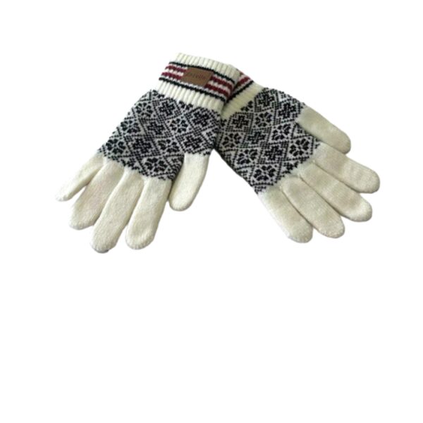 Gloves White & Black