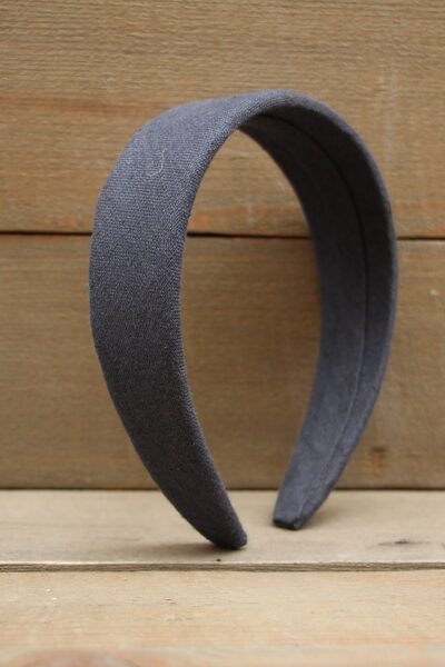 Linen Headband Classic Dark Gray